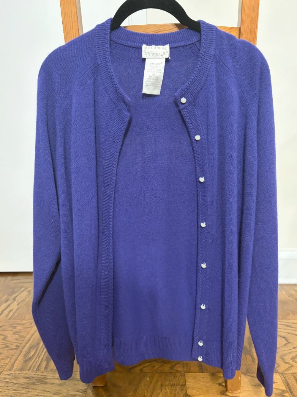 Vintage Cobalt Blue Cardigan
